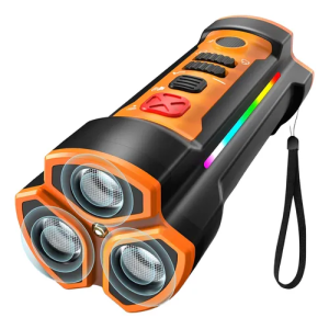 Entrenador auyentador ultrasonido con luz para perros 3 en 1