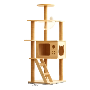 Torre Rascador Interactivo Para Gatos