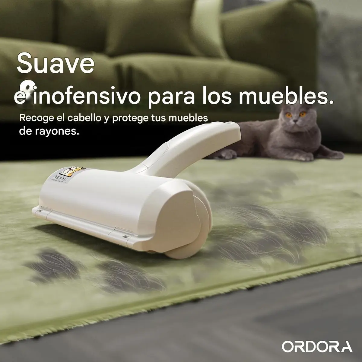 Cepillo Quitapelos De Perros y Gatos Muebles - Imagen 3