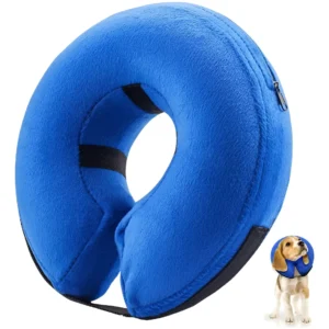 Collar Inflable Isabelino Anti Mordida Perros Gatos Talle L