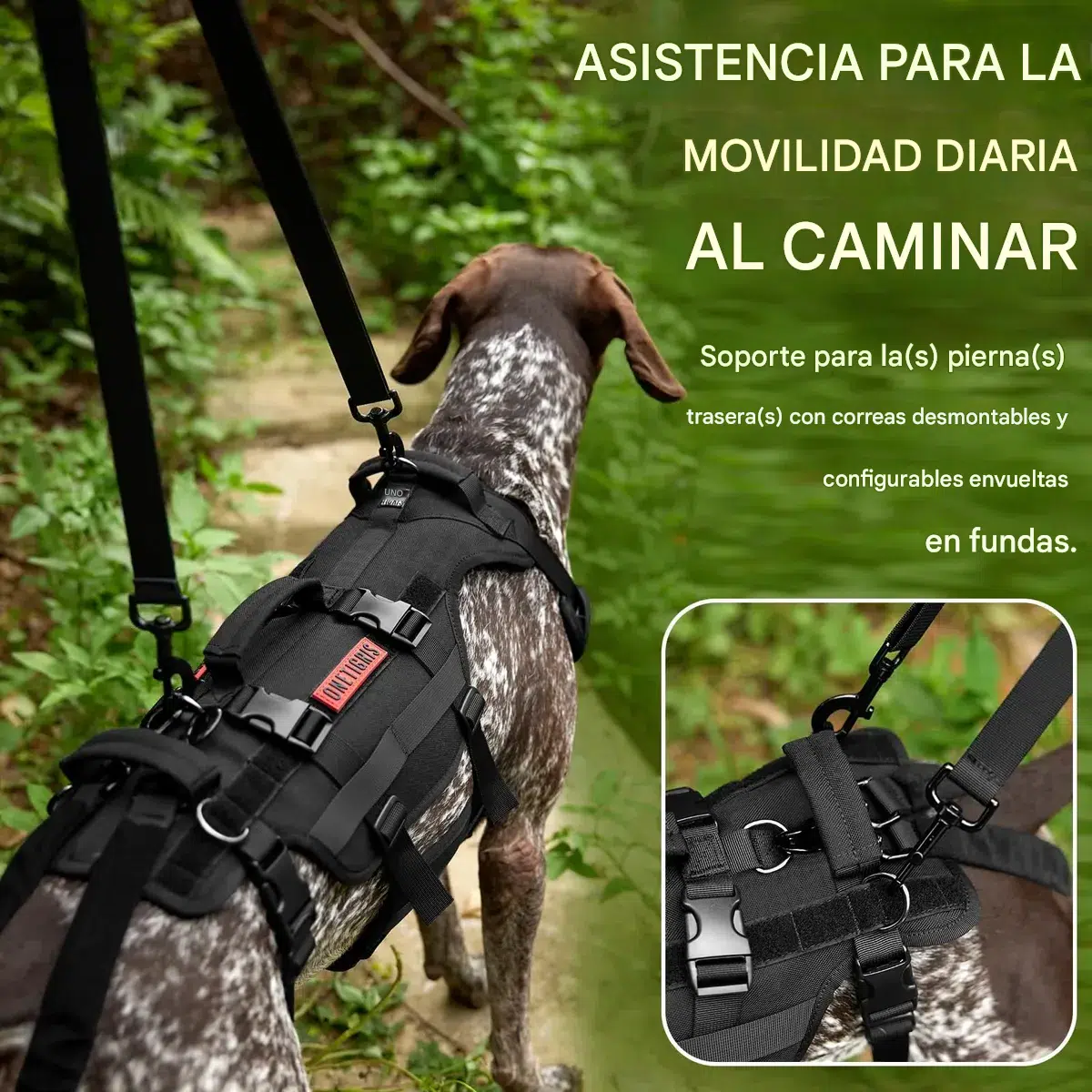 Arnes De Elevacion Para Perros Ortopedico Con Correa Talle L - Imagen 4